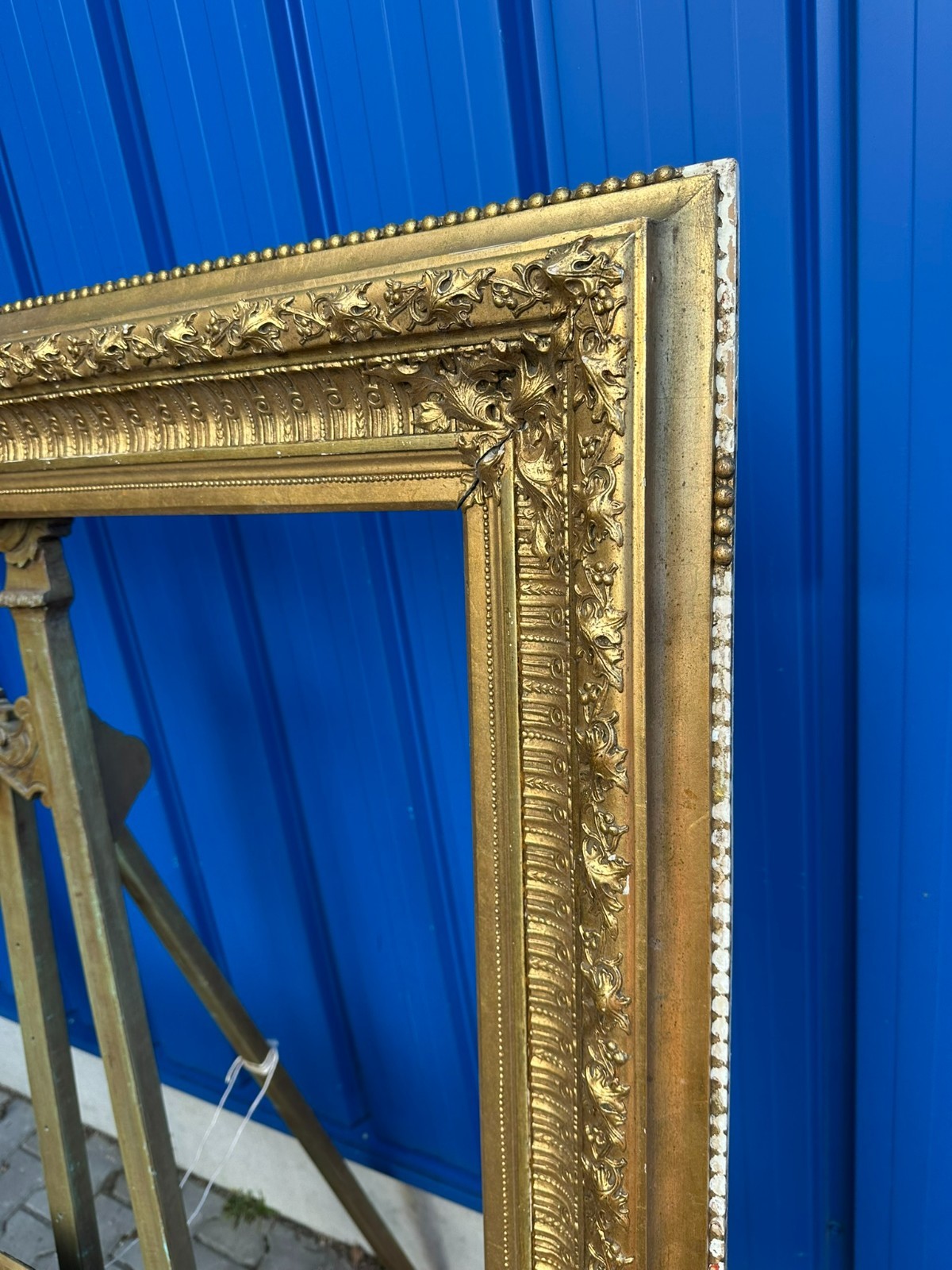 SEHR GROSSER BILDERRAHMEN RAHMEN FÜR GEMÄLDE 144x105x7cm FALZ 117,5x77,5cm – Bild 9