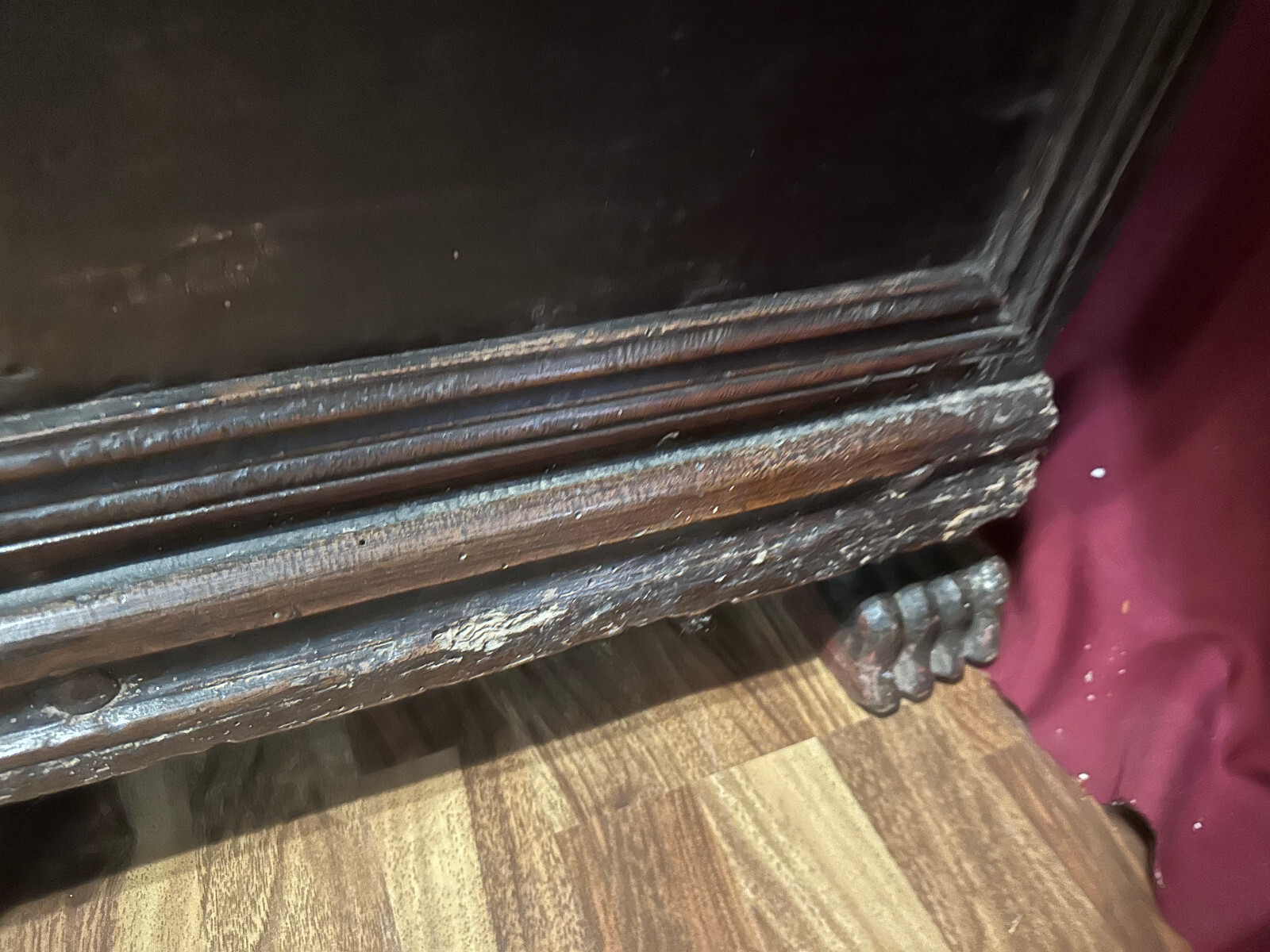 ANTIKE RENAISSANCE TRUHE 17/18 TES JHDT NUSSBAUM MASSIV – Bild 6