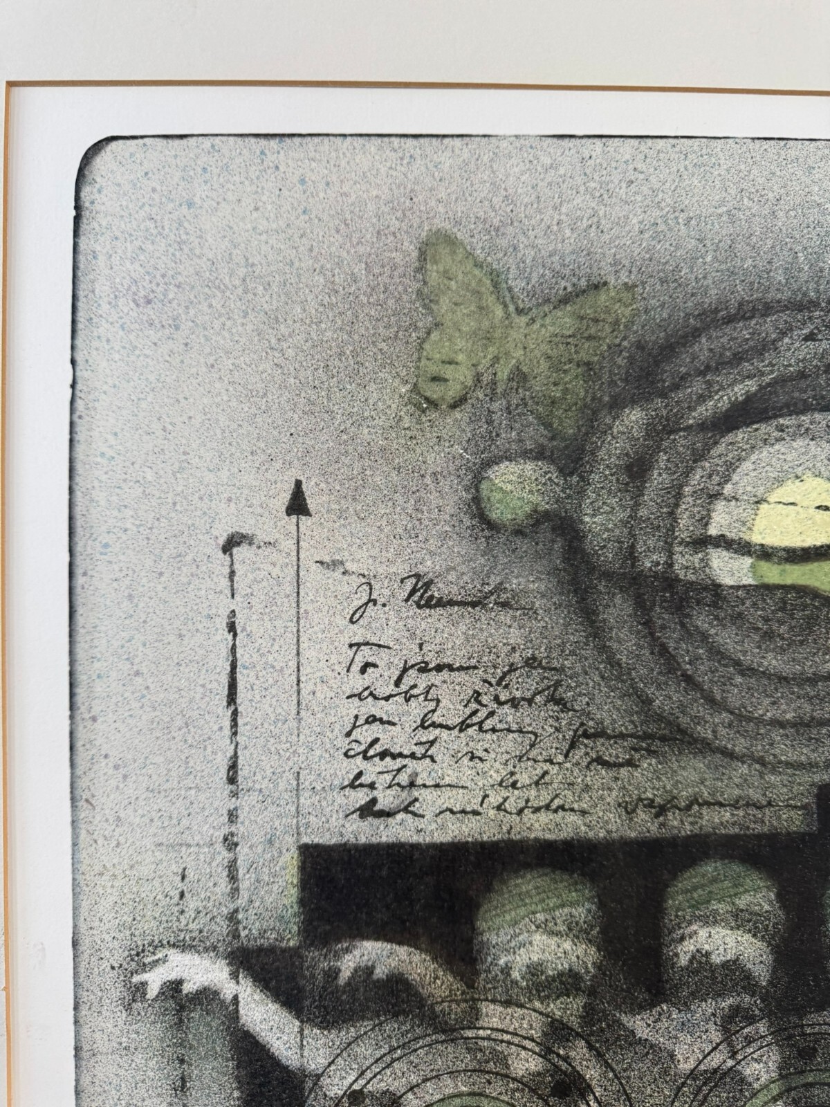 Karel VYSUSIL (1926-2014)SIGNIERTE LITHOGRAFIE IN PASSEPARTOUT GERAHMT – Bild 4