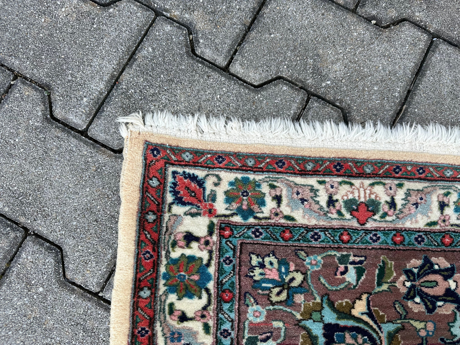 ALTER PERSER TEPPICH ORIENTTEPPICH AUS WOLLE HANDGEKNÜPFT 396x285cm – Bild 22