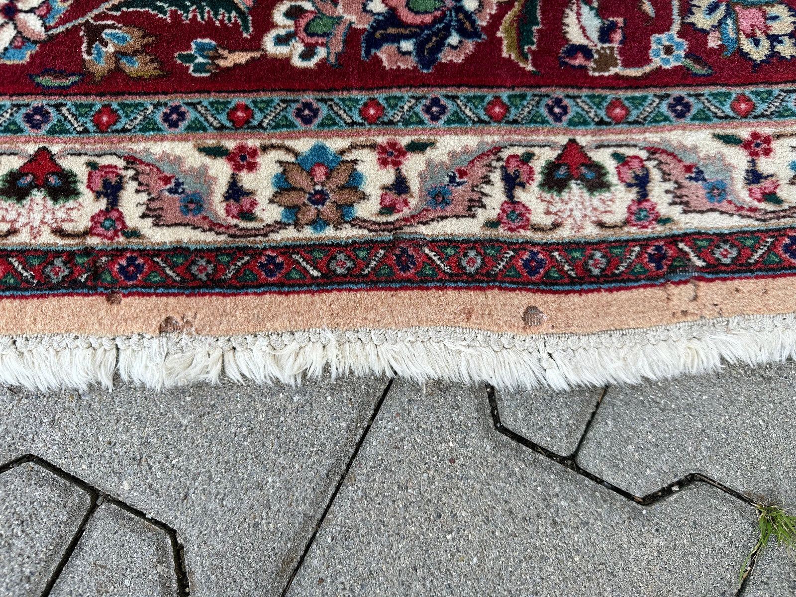 ALTER PERSER TEPPICH ORIENTTEPPICH AUS WOLLE HANDGEKNÜPFT 396x285cm – Bild 7