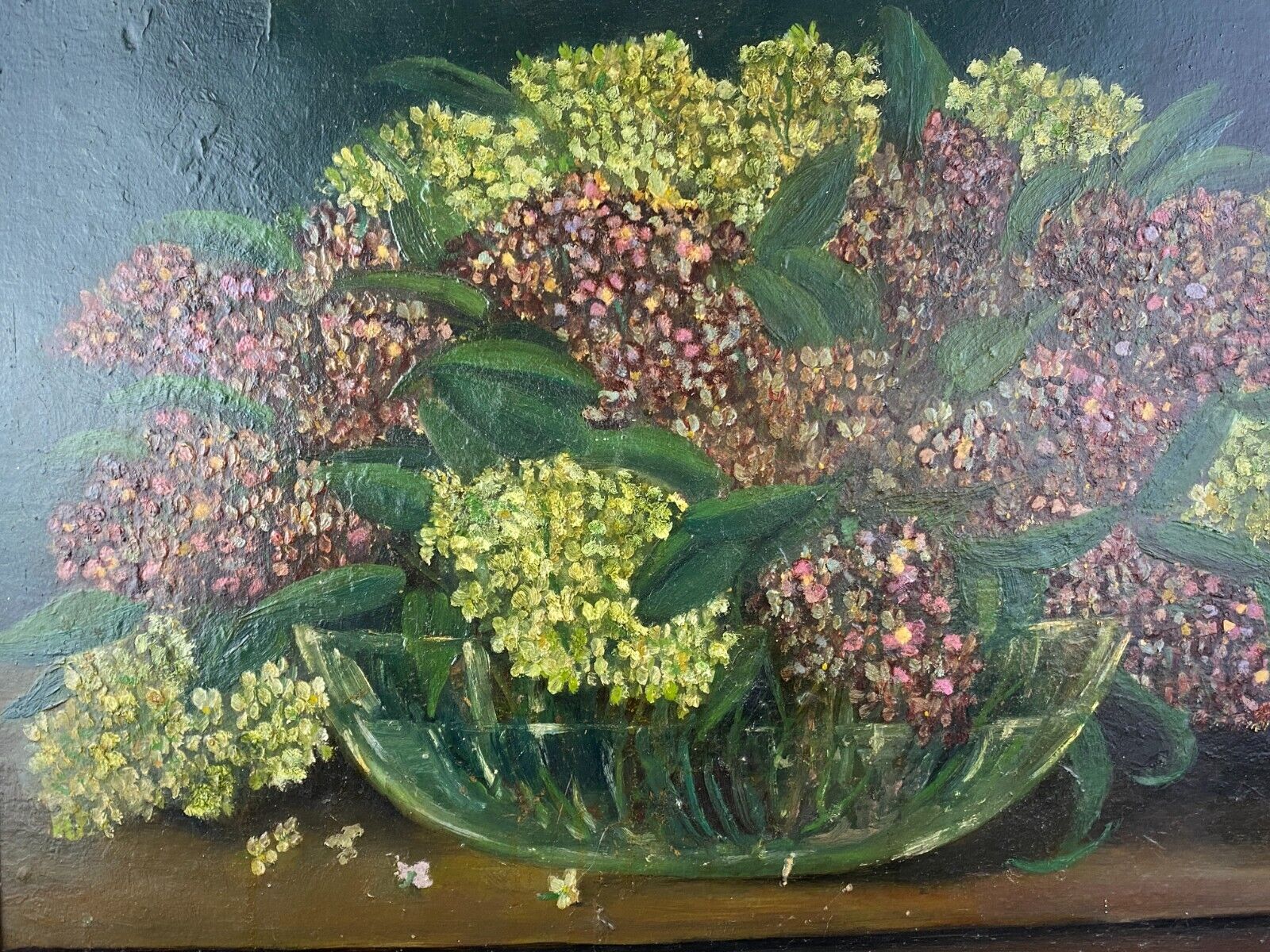 ÖLGEMÄLDE BLUMEN STILLLEBEN GEMÄLDE SIGNIERT – Bild 3