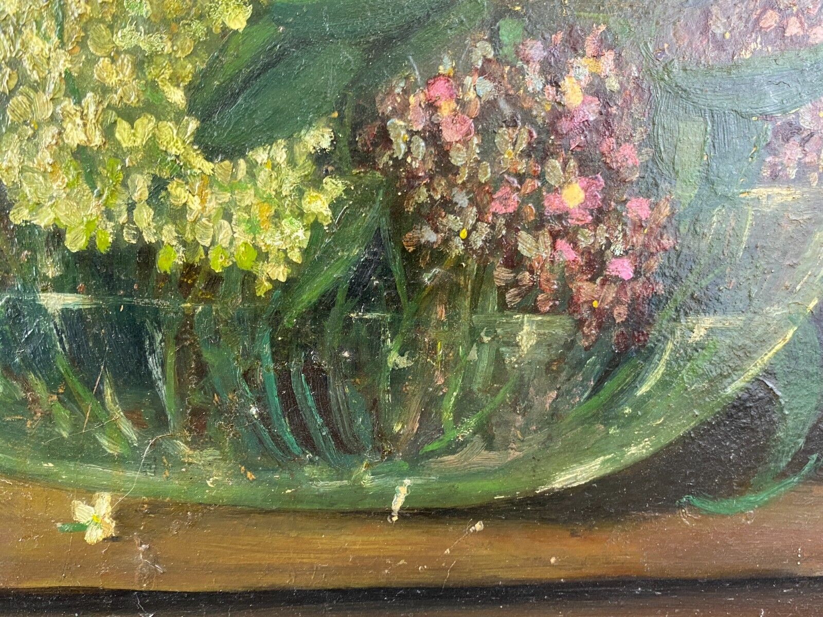 ÖLGEMÄLDE BLUMEN STILLLEBEN GEMÄLDE SIGNIERT – Bild 5