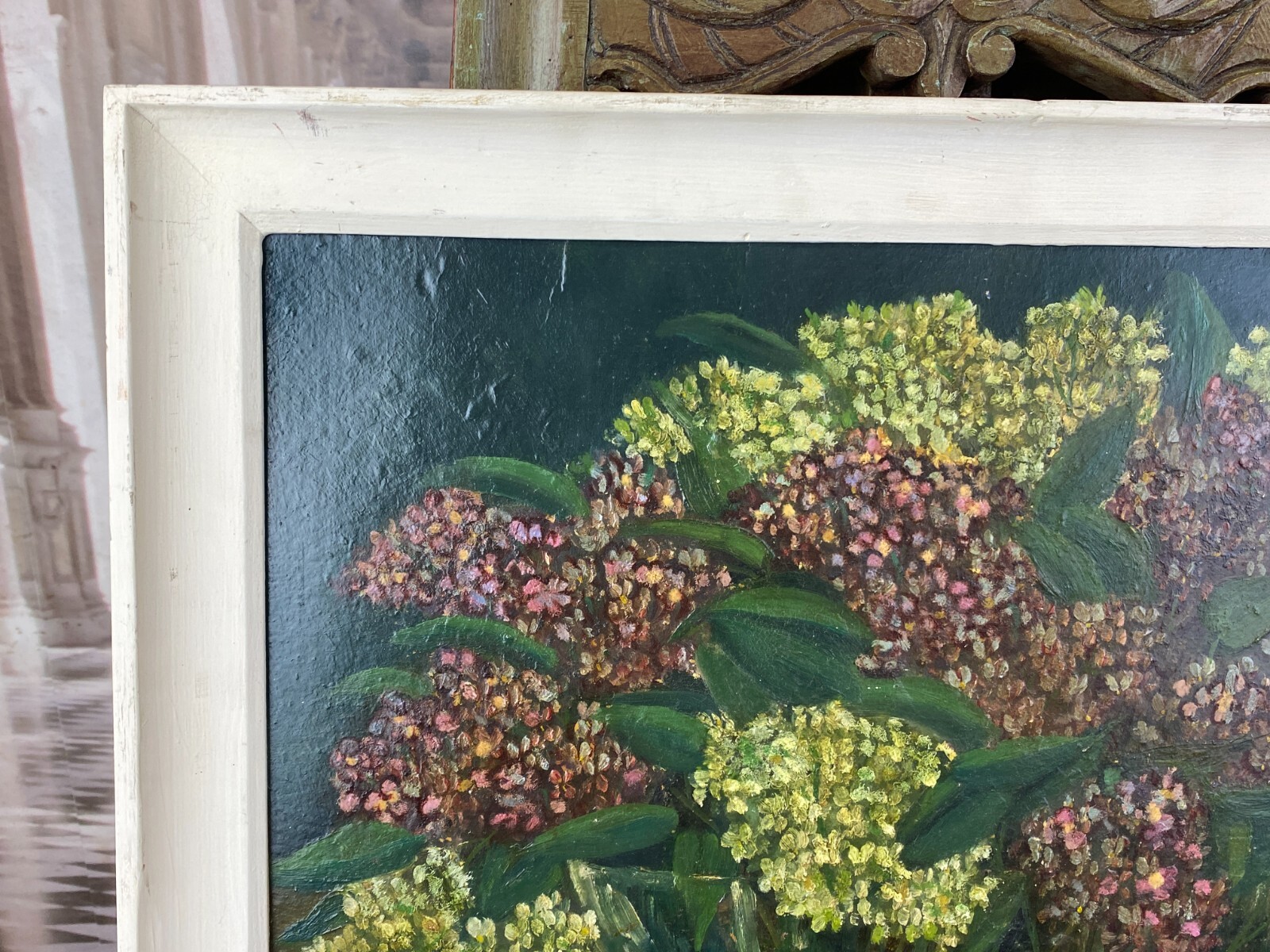 ÖLGEMÄLDE BLUMEN STILLLEBEN GEMÄLDE SIGNIERT – Bild 7