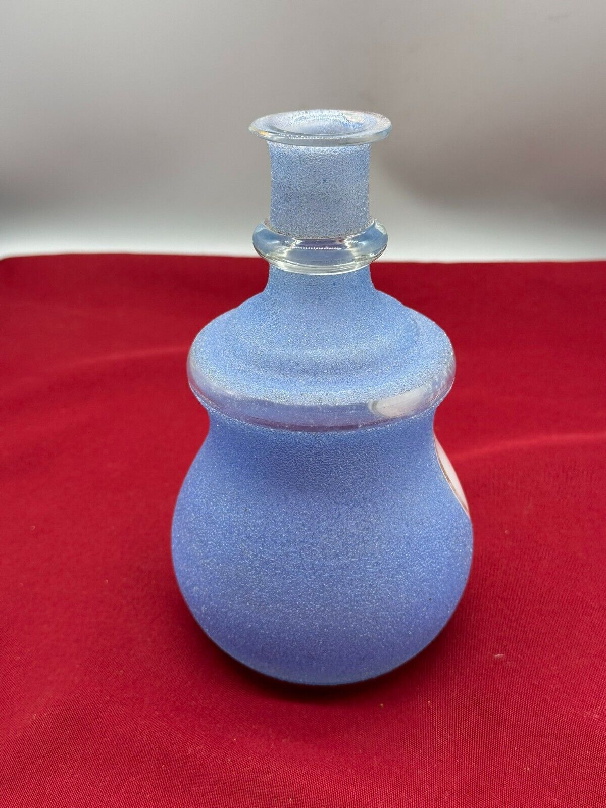 ANTIKE APOTHEKER FLASCHE AUS GLAS GOLDDEKOR OHNE STÖPSEL – Bild 6