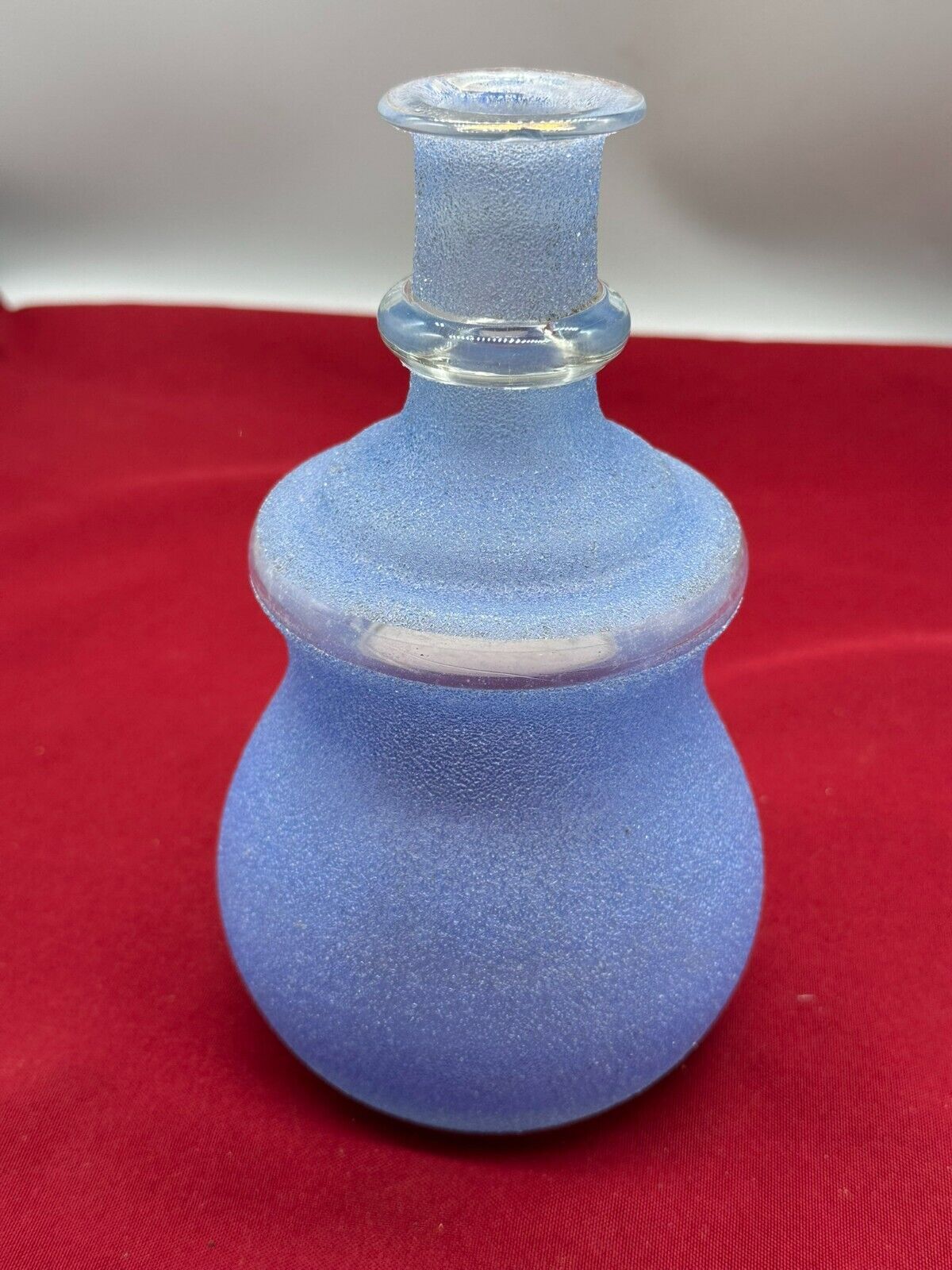 ANTIKE APOTHEKER FLASCHE AUS GLAS GOLDDEKOR OHNE STÖPSEL – Bild 7