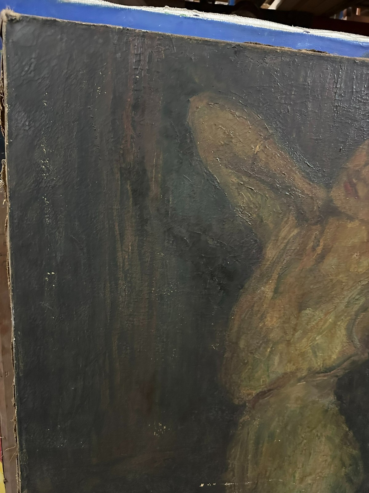117x150cm GROSSES ÖLGEMÄLDE JUGENDSTIL UM 1900 AKT EROTIK FRAUEN PORTRAITS – Bild 10