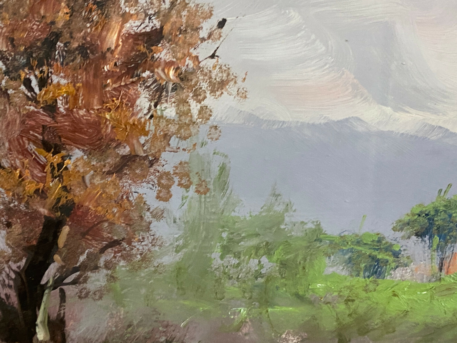 ÖL GEMÄLDE LANDSCHAFT MIT PERSONEN STAFFAGE SIGNIERT E. CANO ABMESSUNGEN 82x53cm – Bild 9
