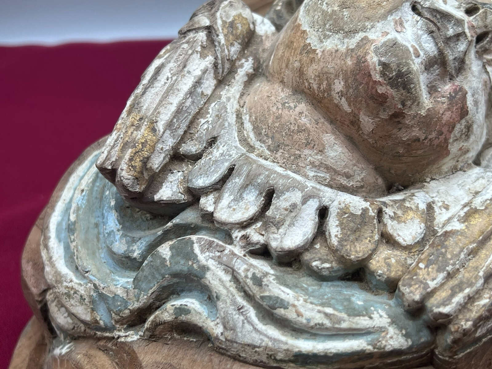 BAROCKE WANDKONSOLE ENGEL AUF WOLKE BAROCKENGEL – Bild 7