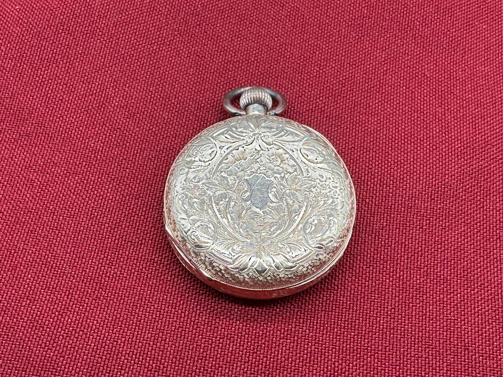 ANTIKE TASCHENUHR AUS GOLD 18K MIT MESSING ZIFFERNBLATT 30,4g GESAMT – Bild 7