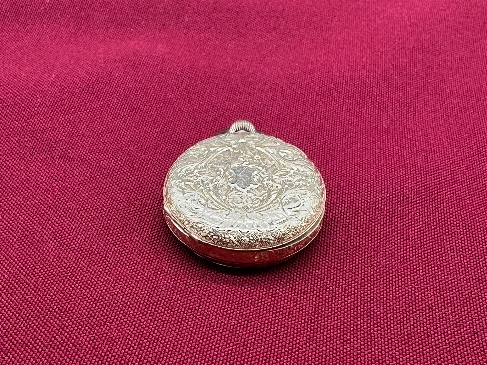 ANTIKE TASCHENUHR AUS GOLD 18K MIT MESSING ZIFFERNBLATT 30,4g GESAMT – Bild 8