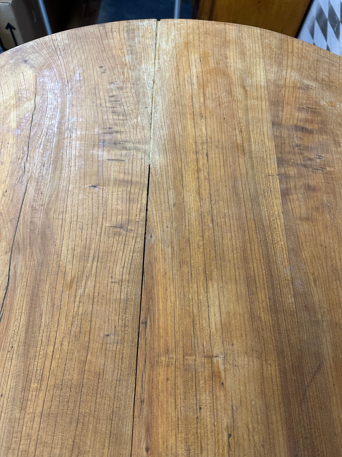ALTER LANDHAUS TISCH BEISTELLTISCH HOLZ MASSIV – Bild 12