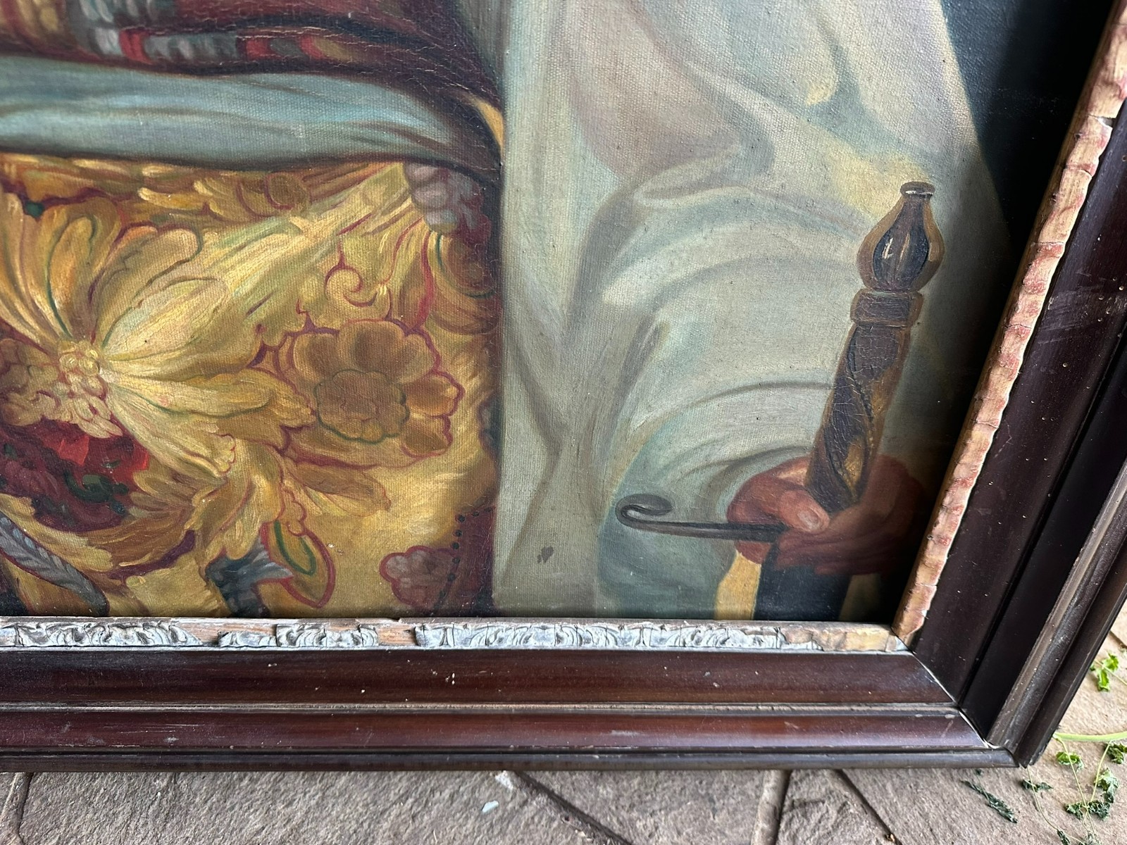 GROSSES ÖLGEMÄLDE JUDITH DIE BEZWINGERIN DES HOLOFERNES KOPIE NACH AUGUST RIEDEL – Bild 8