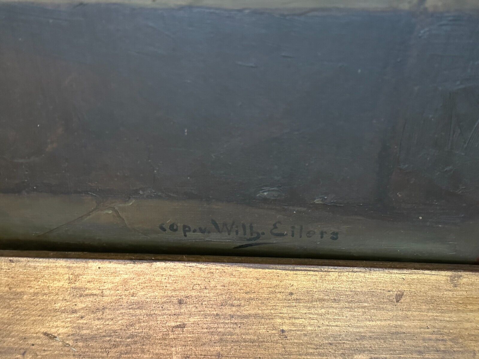 Wilhelm EILERS (1857-1919) HAUPTWERK ÖLGEMÄLDE KOPIE NACH DÜRER HEILIGE FAMILIE – Bild 19
