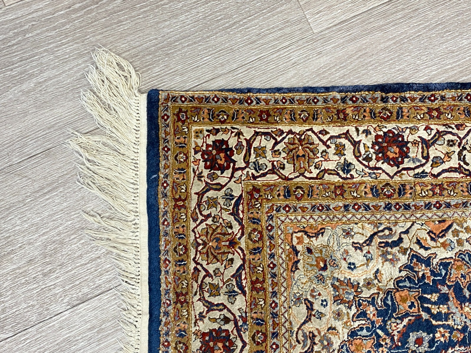 NAIN TEPPICH SEIDETEPPICH SEIDE 1.000.000 KNOTEN 178x93cm ORIENTTEPPICH – Bild 7