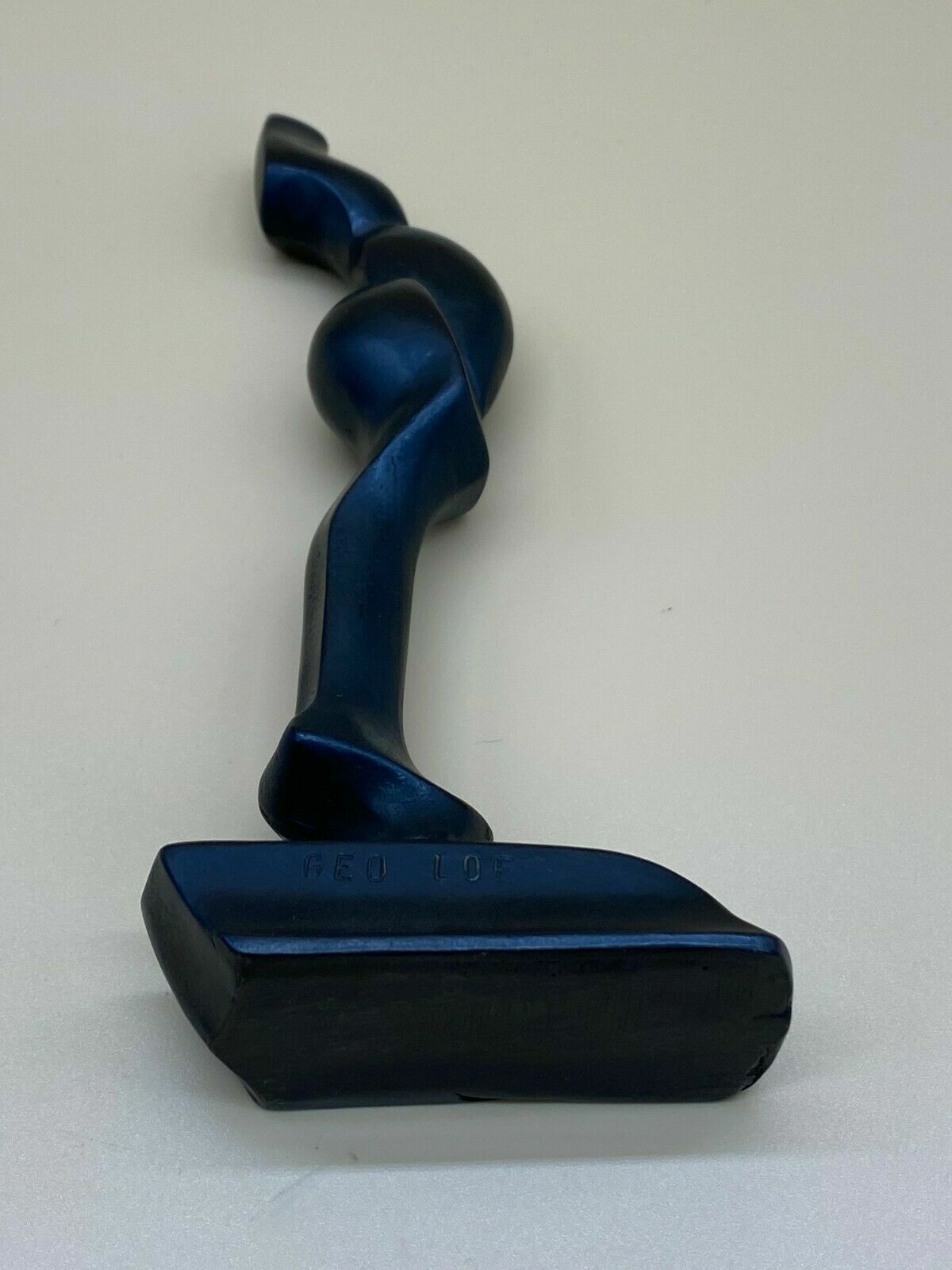 ABSTRAKTE BRONZE SKULPTUR FIGUR VON 2005 LIMITIERT 6/9 VON GEORG LOEWIT (1959) – Bild 6