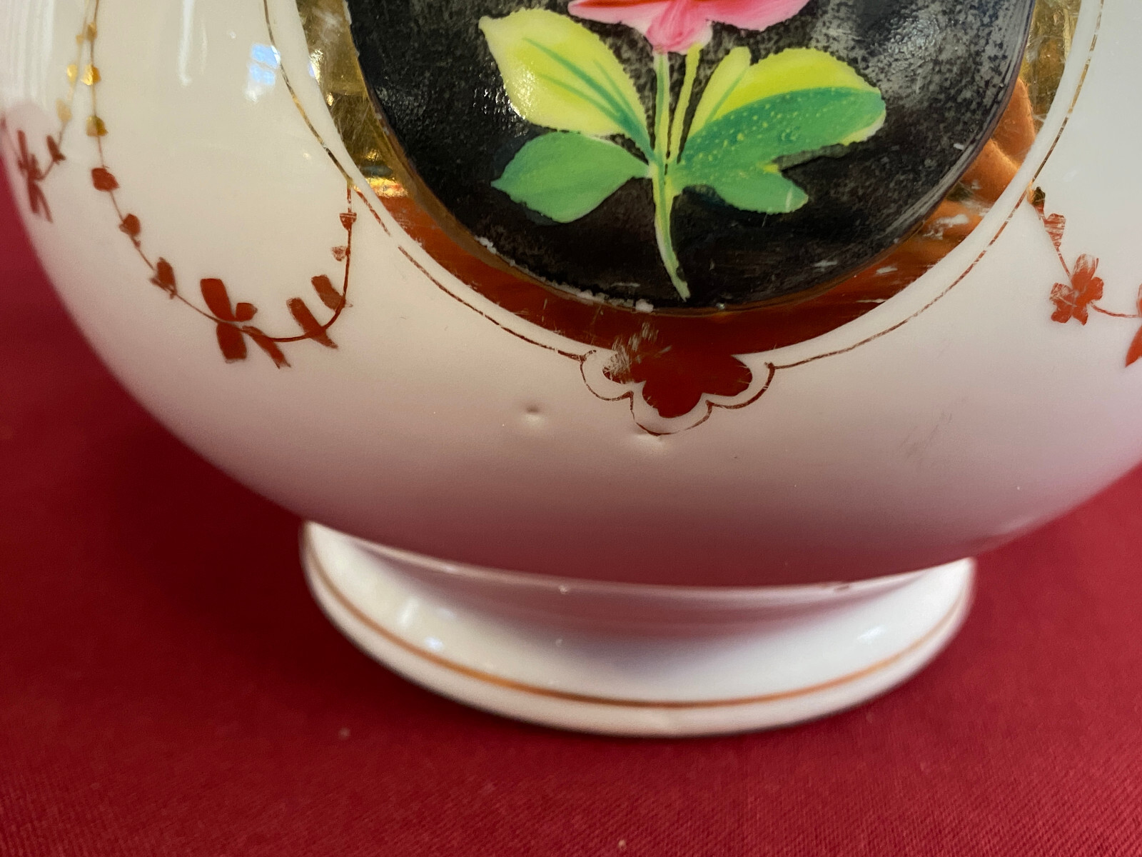 ANTIKES KAFFEE SERVICE AUS PORZELLAN HANDBEMALT – Bild 15