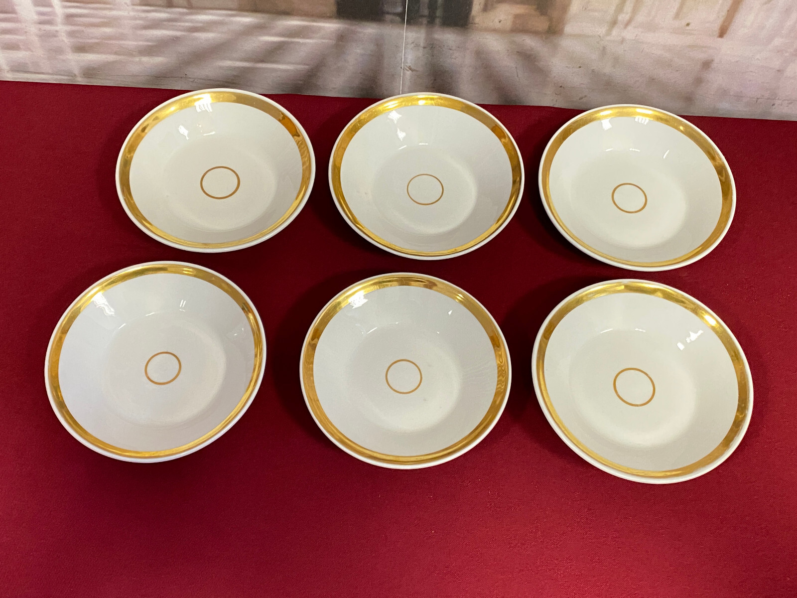 ANTIKES KAFFEE SERVICE AUS PORZELLAN HANDBEMALT – Bild 4
