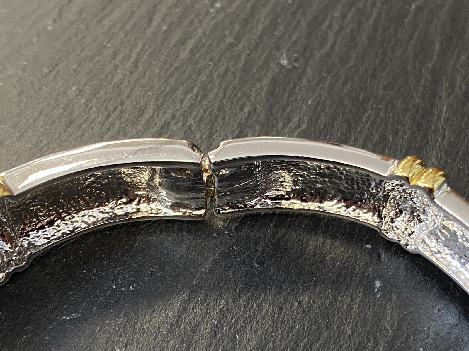 AUßERGEWÖHNLICHER ARMREIF CAMROSE & KROSS GLAS JBK EMAILLE KENNEDY NACHAHMUNG – Bild 11