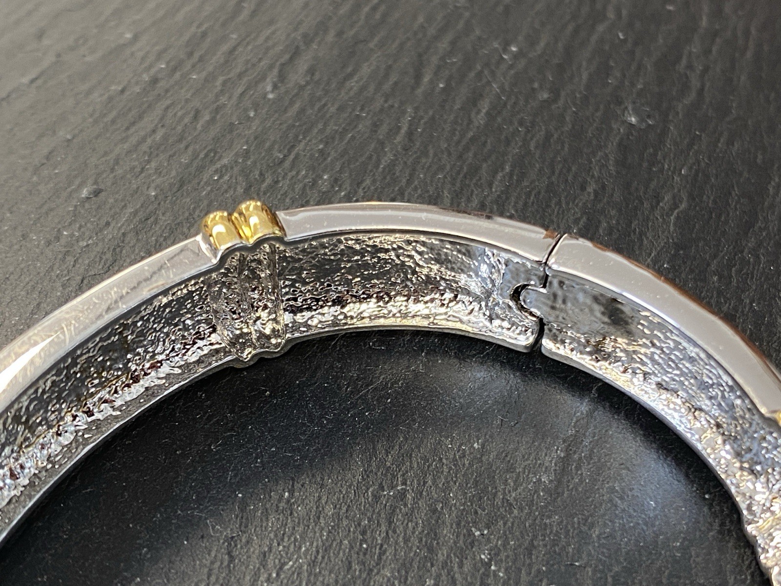 AUßERGEWÖHNLICHER ARMREIF CAMROSE & KROSS GLAS JBK EMAILLE KENNEDY NACHAHMUNG – Bild 12