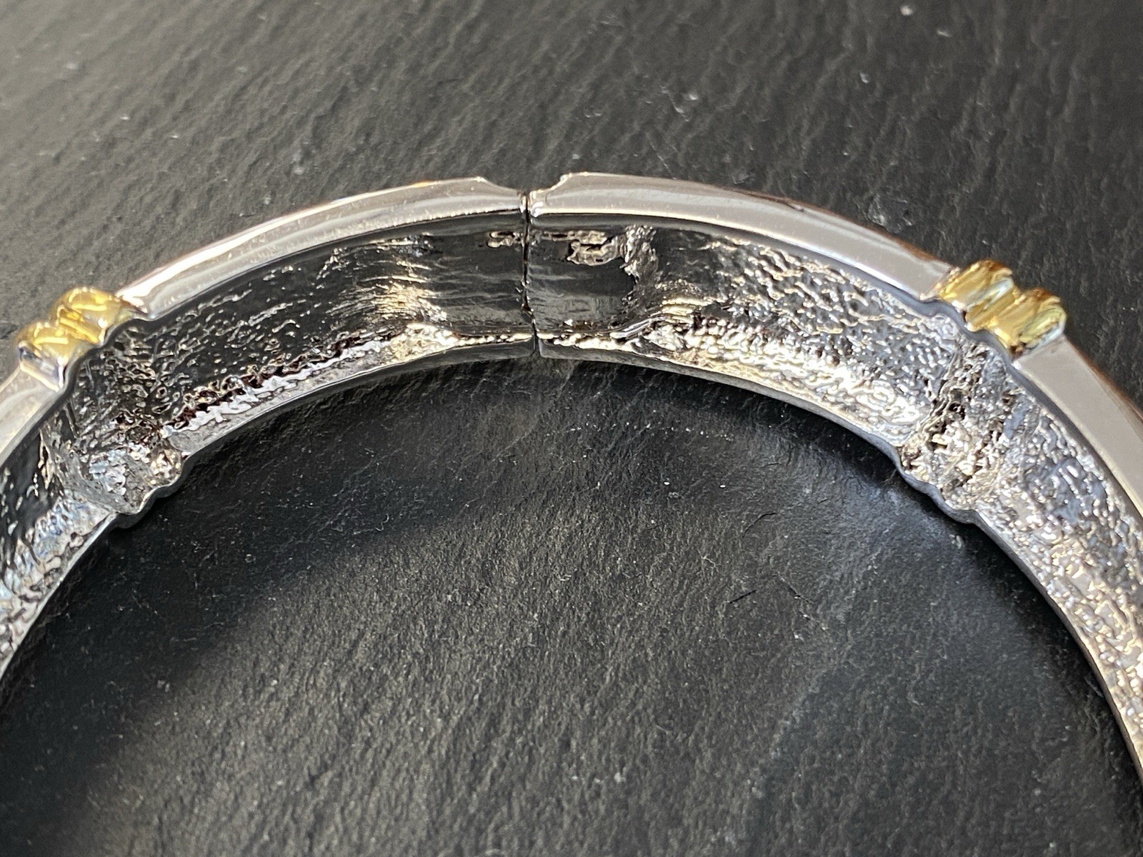 AUßERGEWÖHNLICHER ARMREIF CAMROSE & KROSS GLAS JBK EMAILLE KENNEDY NACHAHMUNG – Bild 7