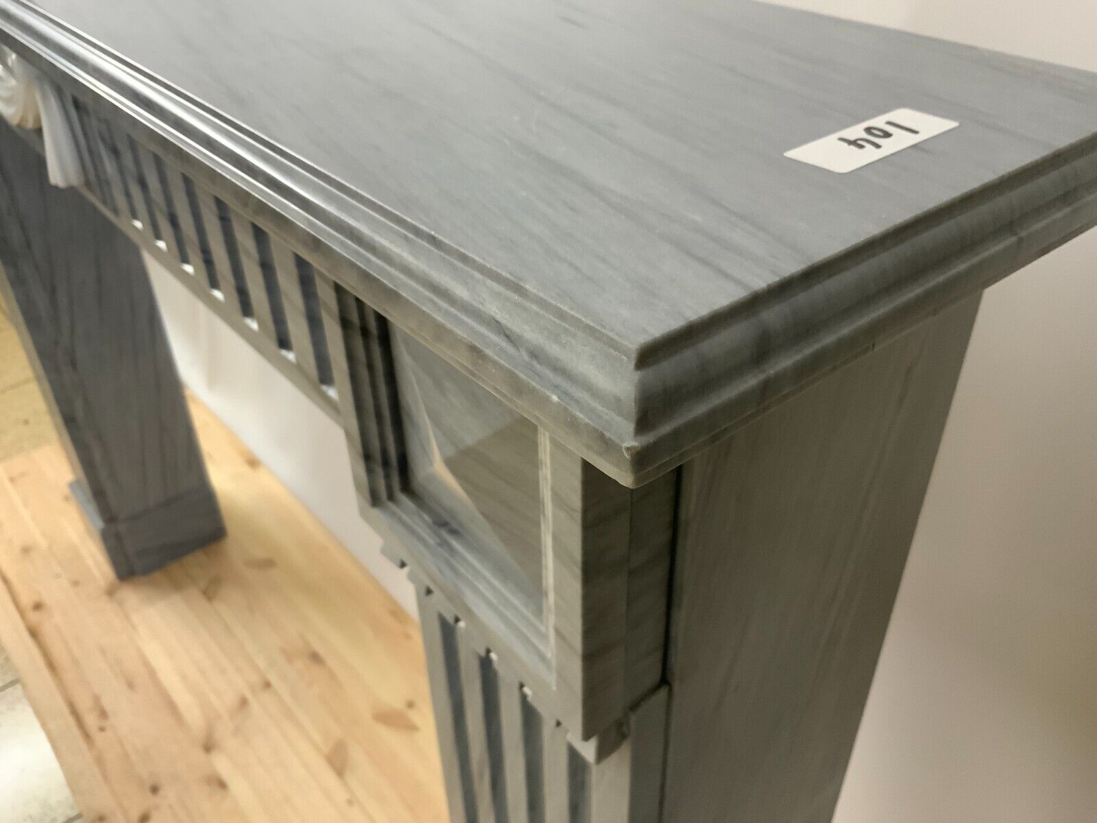 ANTIKE KAMINUMRANDUNG MARMOR KAMIN UM 1880 MASSIV LOUIS SEIZE STIL – Bild 9
