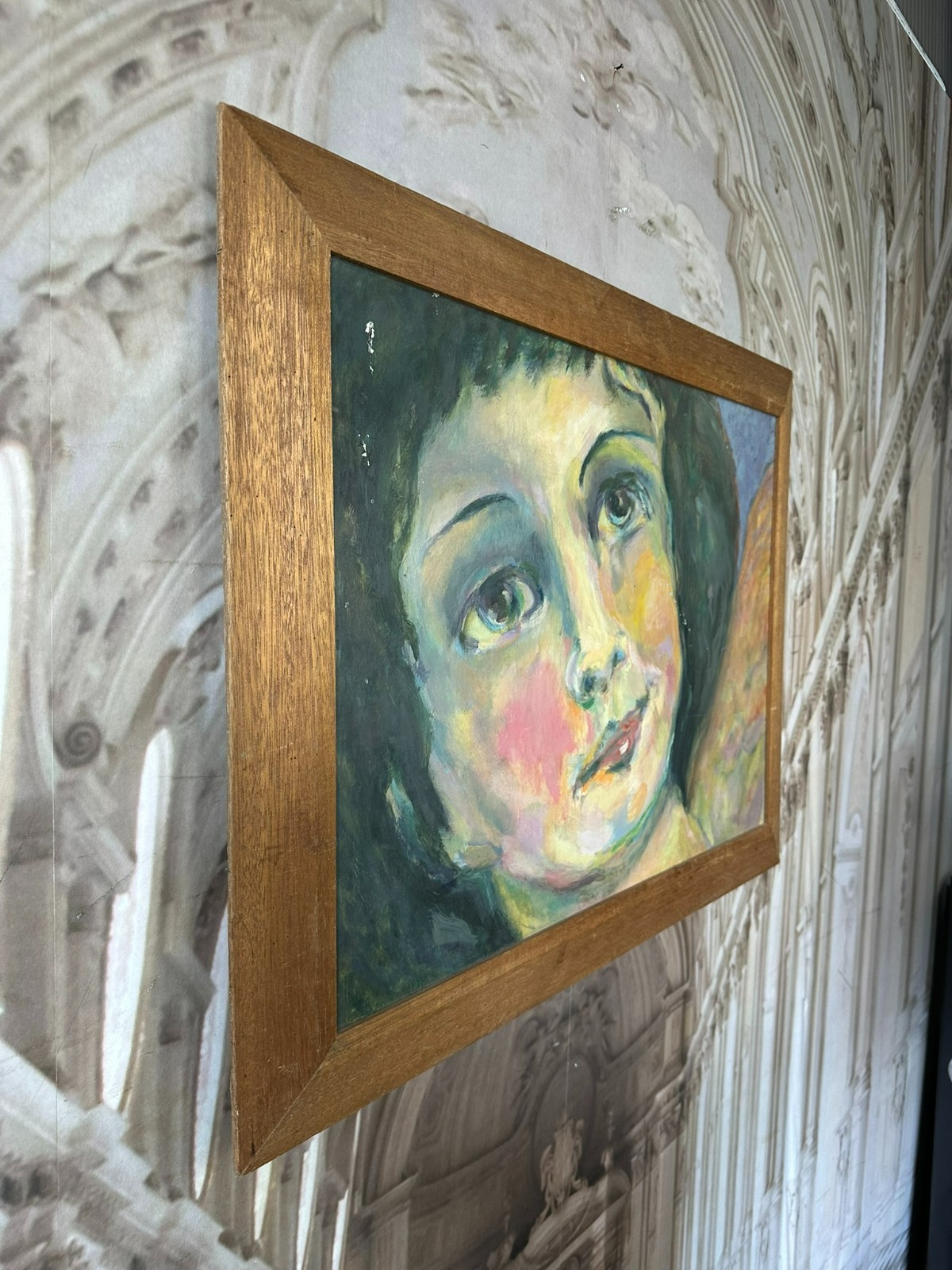 ÖLGEMÄLDE AUF LEINWAND GEMÄLDE MÄDCHEN PORTRAIT GERAHMT – Bild 12