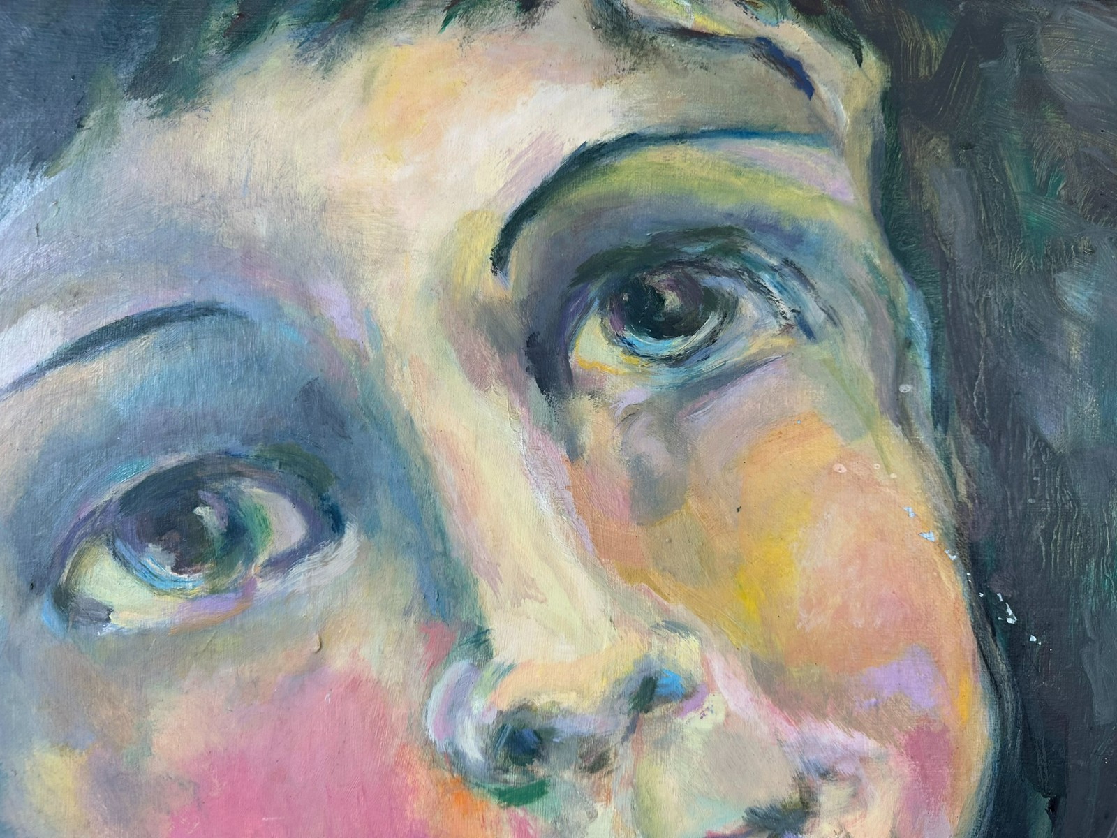 ÖLGEMÄLDE AUF LEINWAND GEMÄLDE MÄDCHEN PORTRAIT GERAHMT – Bild 5