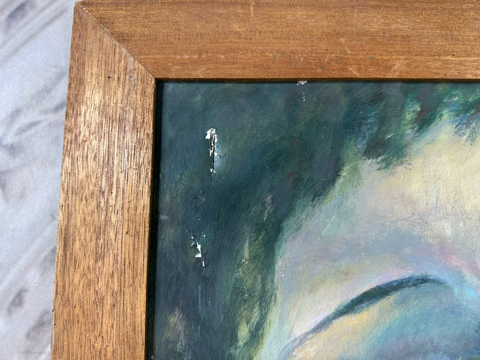 ÖLGEMÄLDE AUF LEINWAND GEMÄLDE MÄDCHEN PORTRAIT GERAHMT – Bild 6