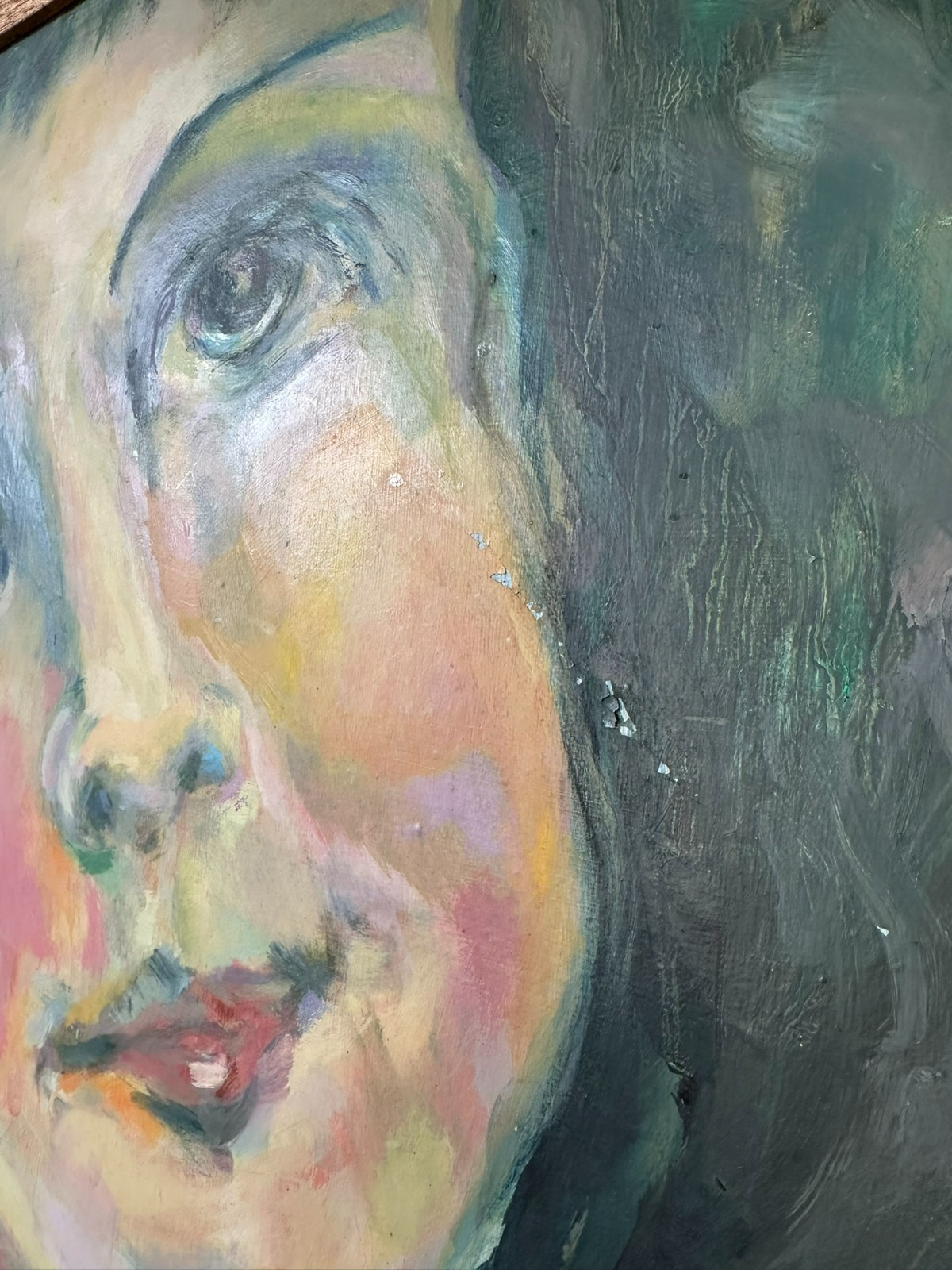 ÖLGEMÄLDE AUF LEINWAND GEMÄLDE MÄDCHEN PORTRAIT GERAHMT – Bild 7