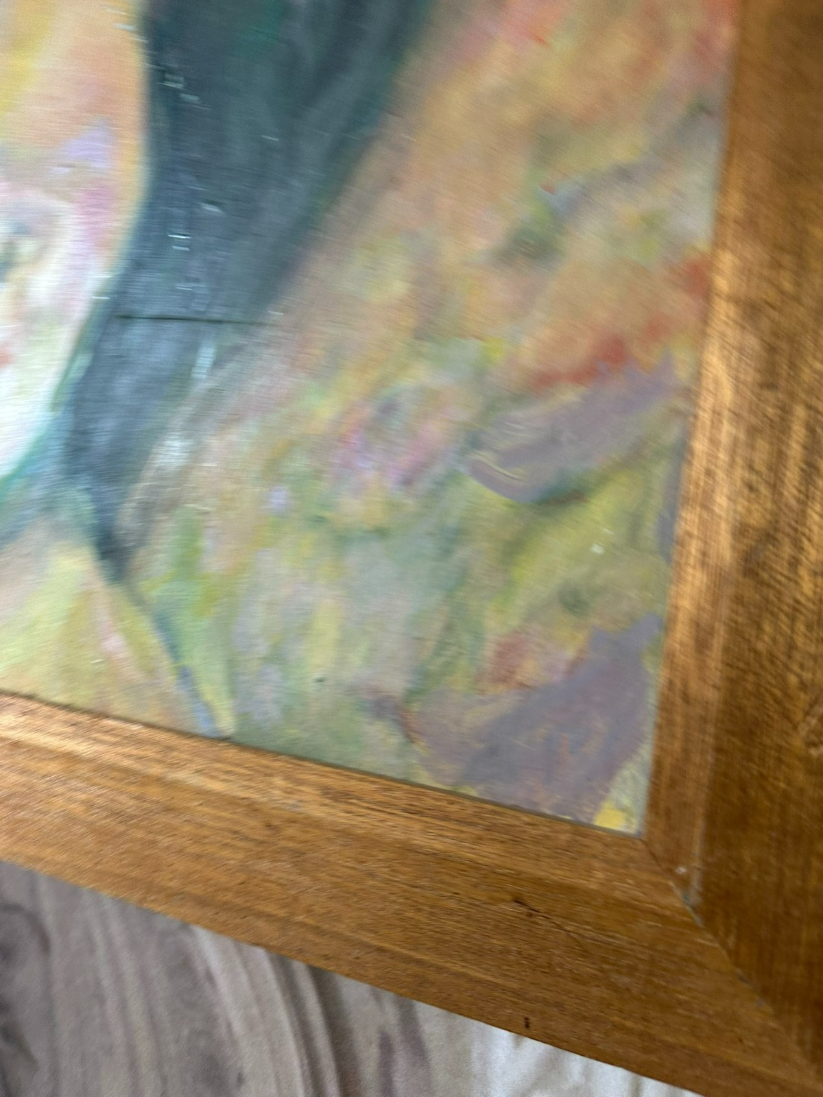 ÖLGEMÄLDE AUF LEINWAND GEMÄLDE MÄDCHEN PORTRAIT GERAHMT – Bild 8
