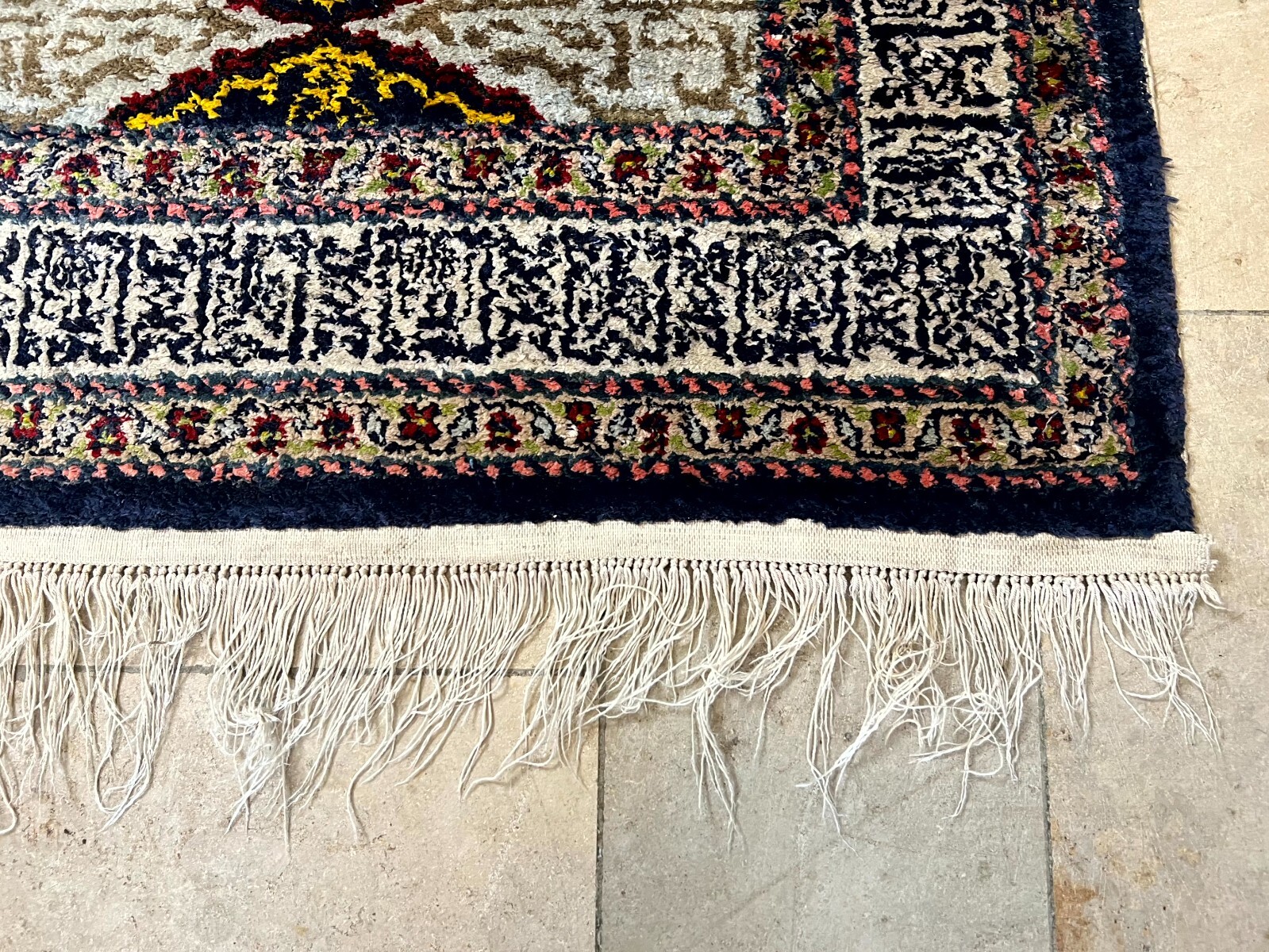 ALTER ORIENTTEPPICH GEBETSTEPPICH TEPPICH AUS WOLLE HANDGEKNÜPFT 150x83cm – Bild 5