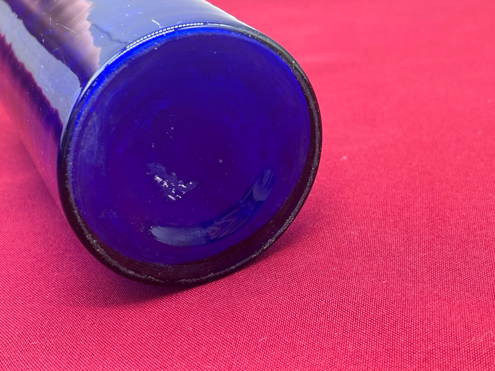 ANTIKE APOTHEKERFLASCHE AUS GLAS MIT KUPFER MONTUR – Bild 14