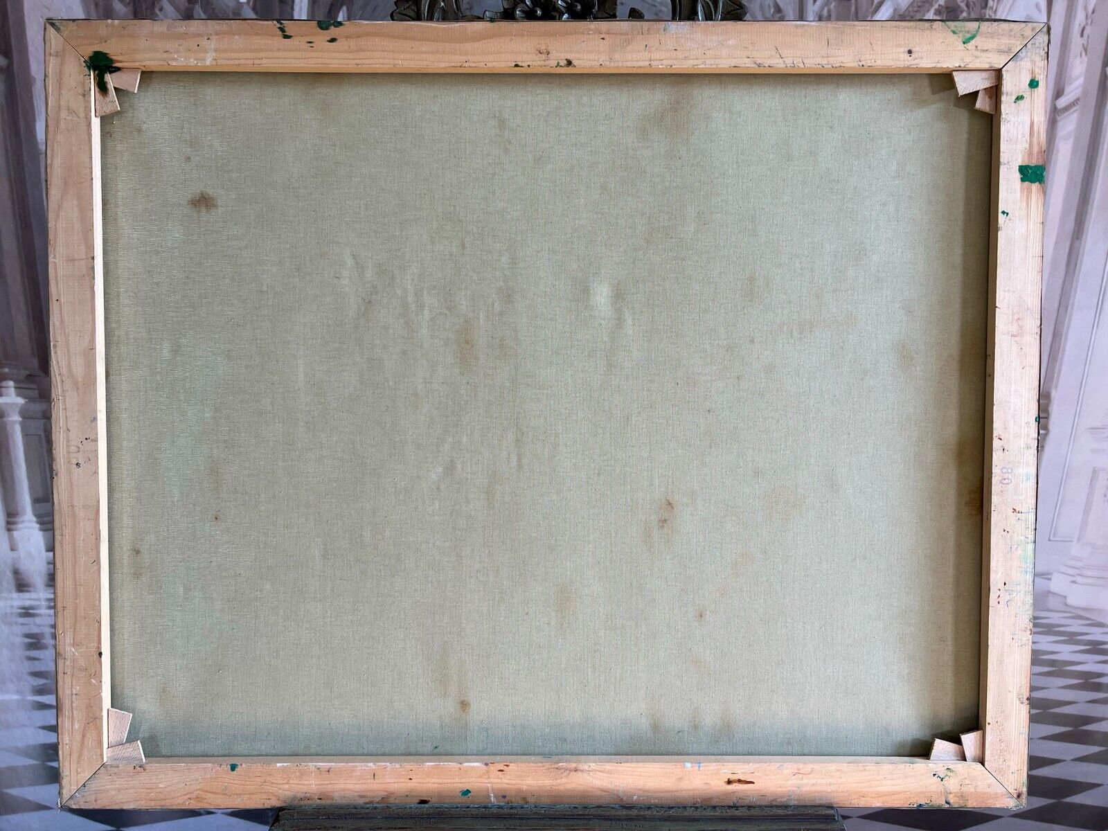 ACRYLGEMÄLDE MODERN GROSSES GEMÄLDE VON WALDEMAR KUFNER (1940-2016) 100x80cm – Bild 11