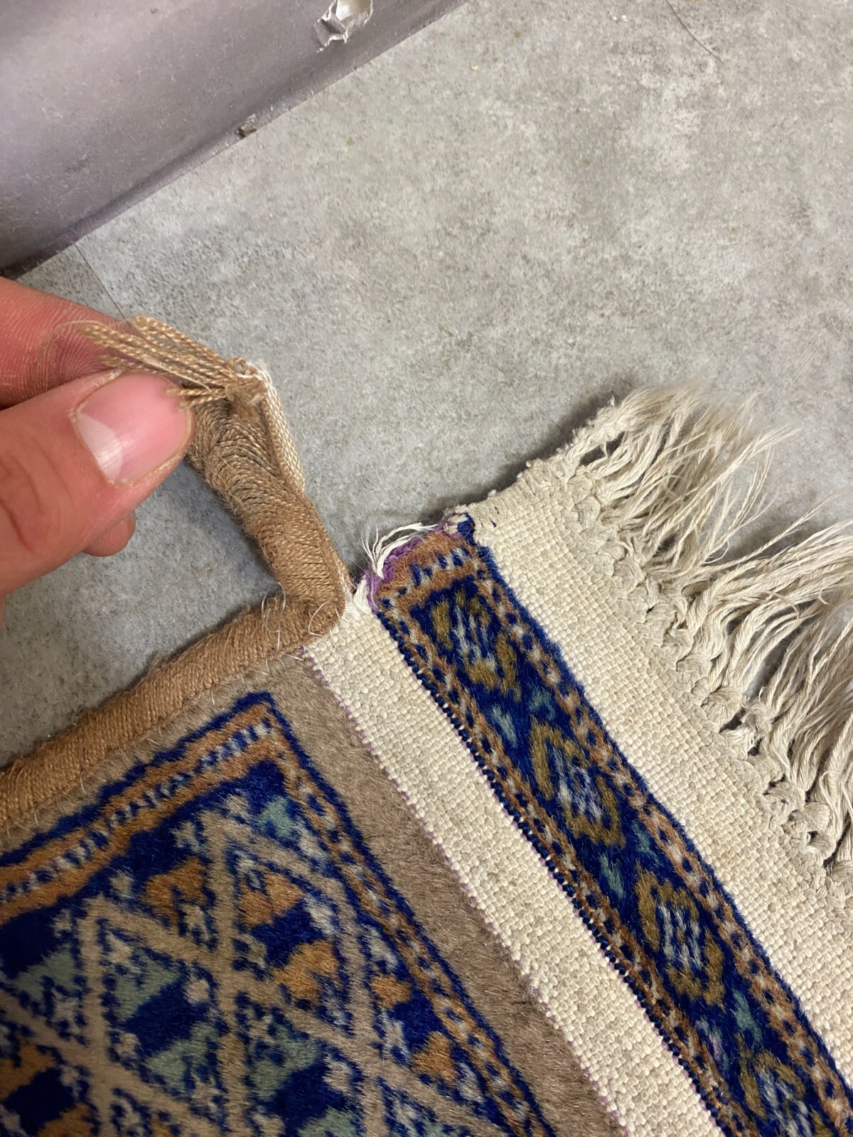 ORIENTTEPPICH TEPPICH BRÜCKE AUS WOLLE HANDGEKNÜPFT 167x62cm – Bild 14