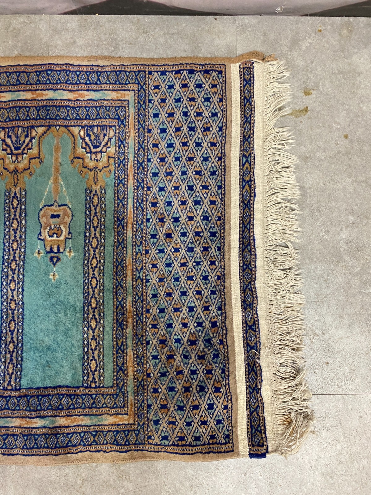 ORIENTTEPPICH TEPPICH BRÜCKE AUS WOLLE HANDGEKNÜPFT 167x62cm – Bild 3