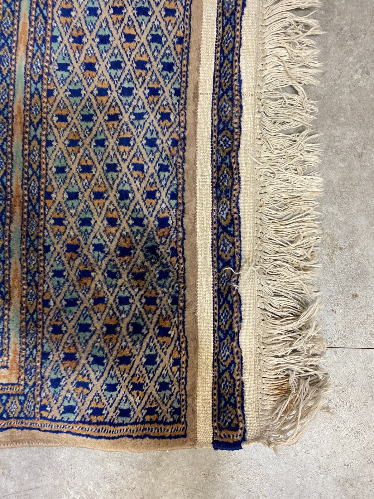 ORIENTTEPPICH TEPPICH BRÜCKE AUS WOLLE HANDGEKNÜPFT 167x62cm – Bild 4