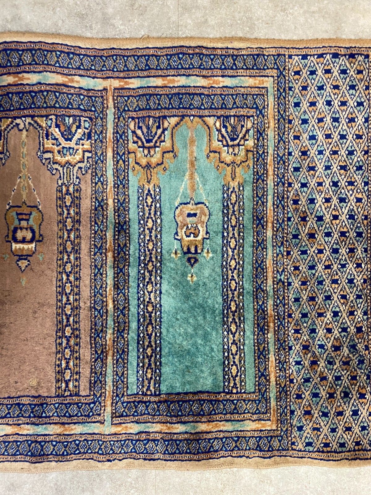 ORIENTTEPPICH TEPPICH BRÜCKE AUS WOLLE HANDGEKNÜPFT 167x62cm – Bild 6