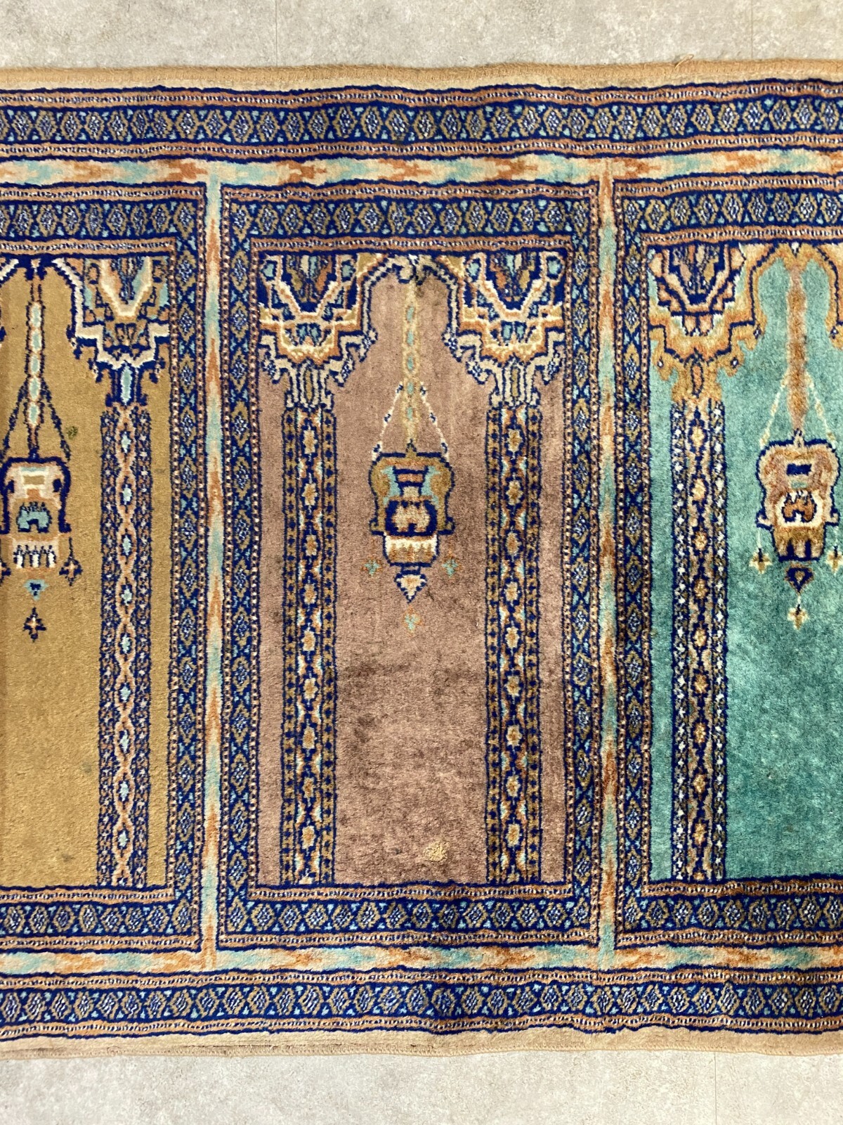 ORIENTTEPPICH TEPPICH BRÜCKE AUS WOLLE HANDGEKNÜPFT 167x62cm – Bild 7