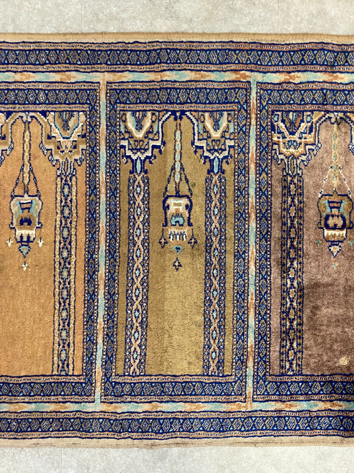 ORIENTTEPPICH TEPPICH BRÜCKE AUS WOLLE HANDGEKNÜPFT 167x62cm – Bild 8