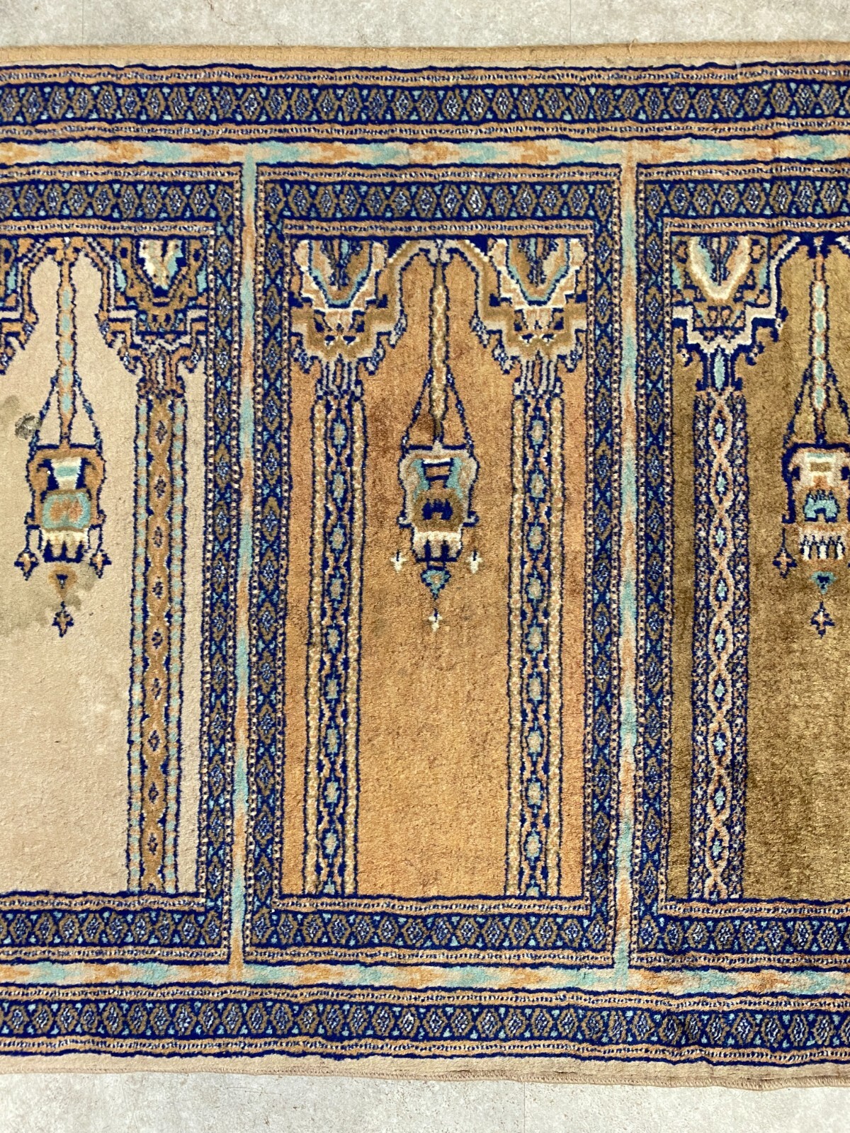 ORIENTTEPPICH TEPPICH BRÜCKE AUS WOLLE HANDGEKNÜPFT 167x62cm – Bild 9