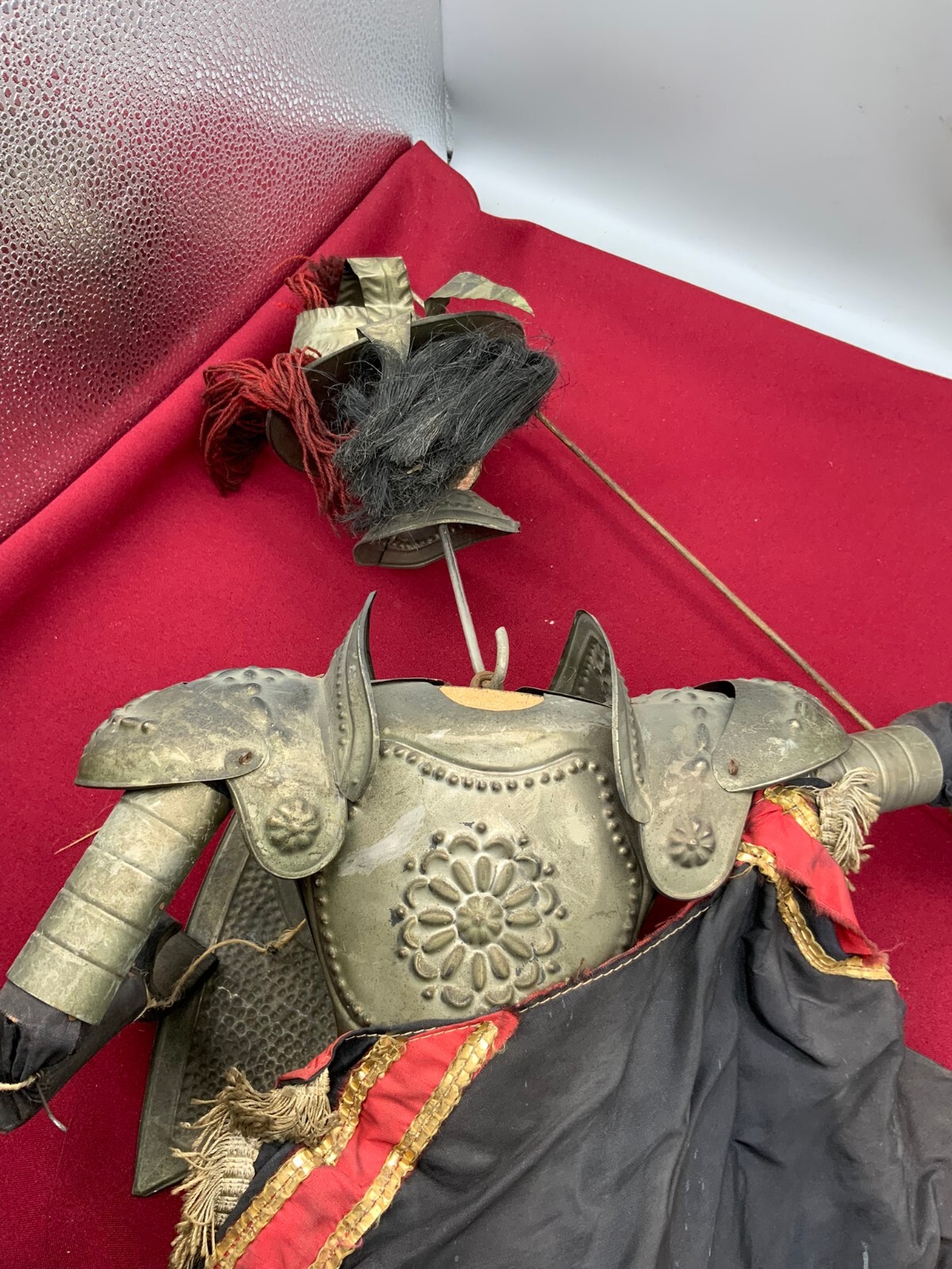 GROSSE ANTIKE PUPPE RITTER MIT SCHWERT ANFANG 20-TES JHDT 60cm – Bild 11