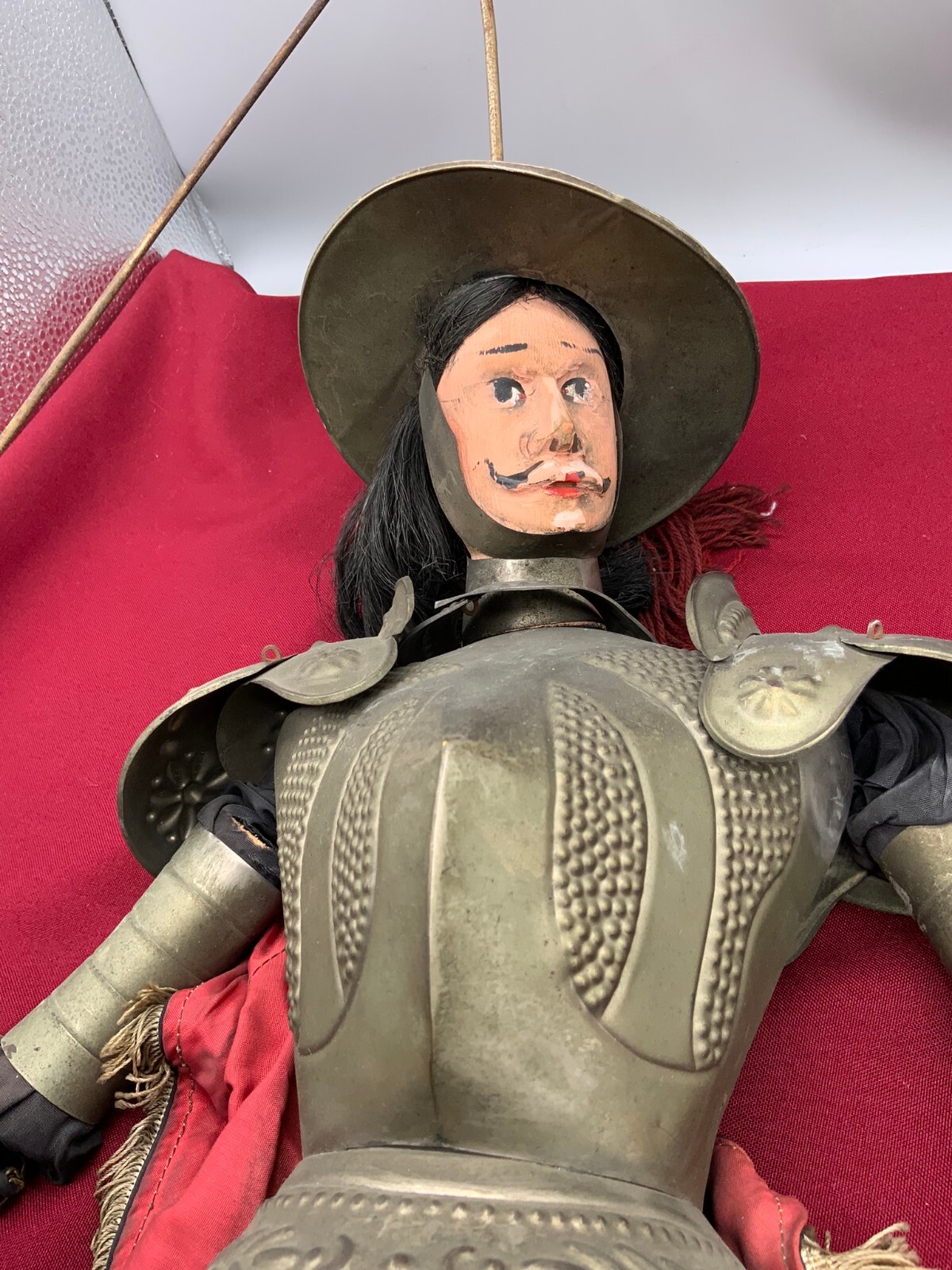 GROSSE ANTIKE PUPPE RITTER MIT SCHWERT ANFANG 20-TES JHDT 60cm – Bild 4