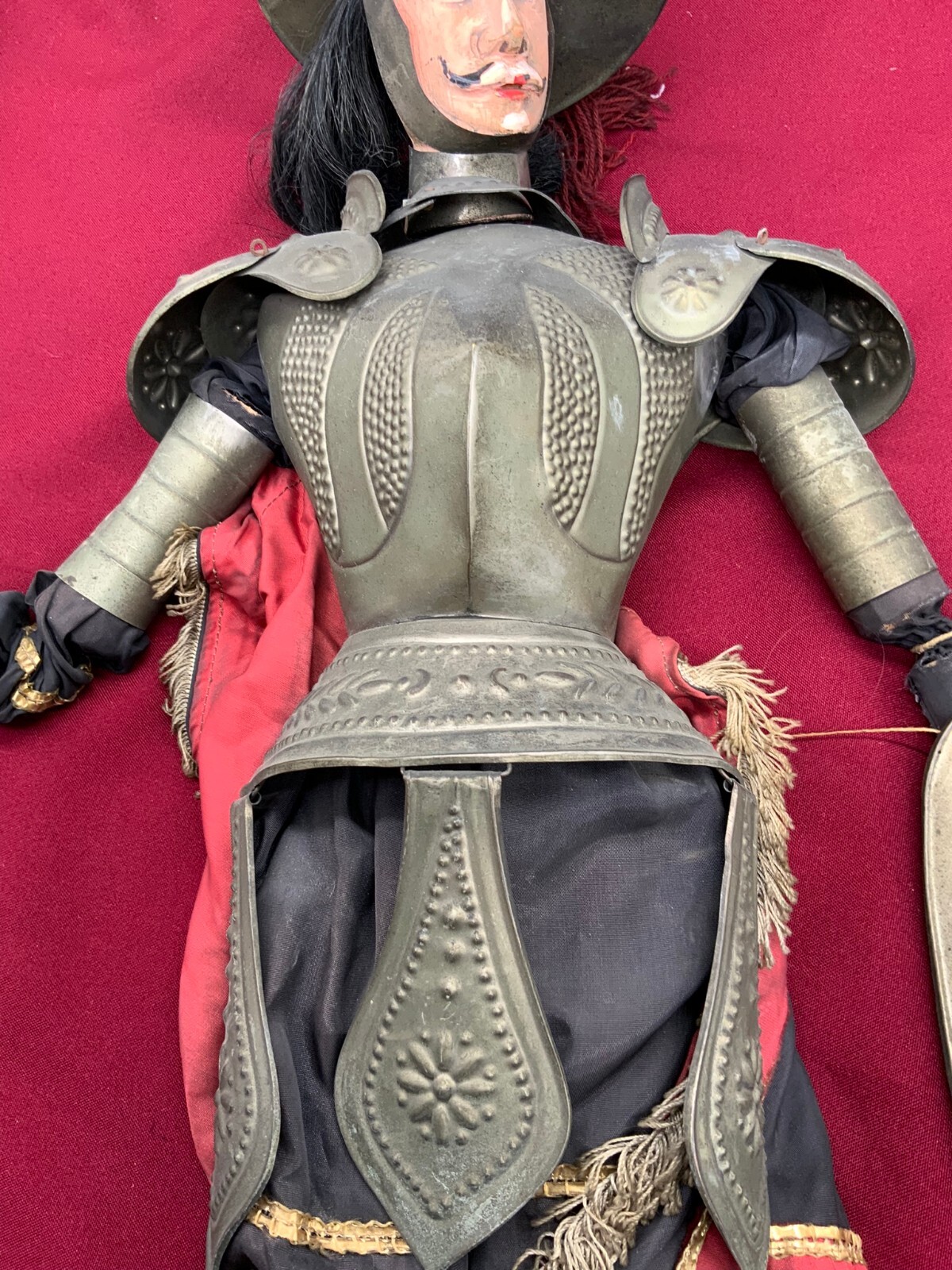 GROSSE ANTIKE PUPPE RITTER MIT SCHWERT ANFANG 20-TES JHDT 60cm – Bild 5