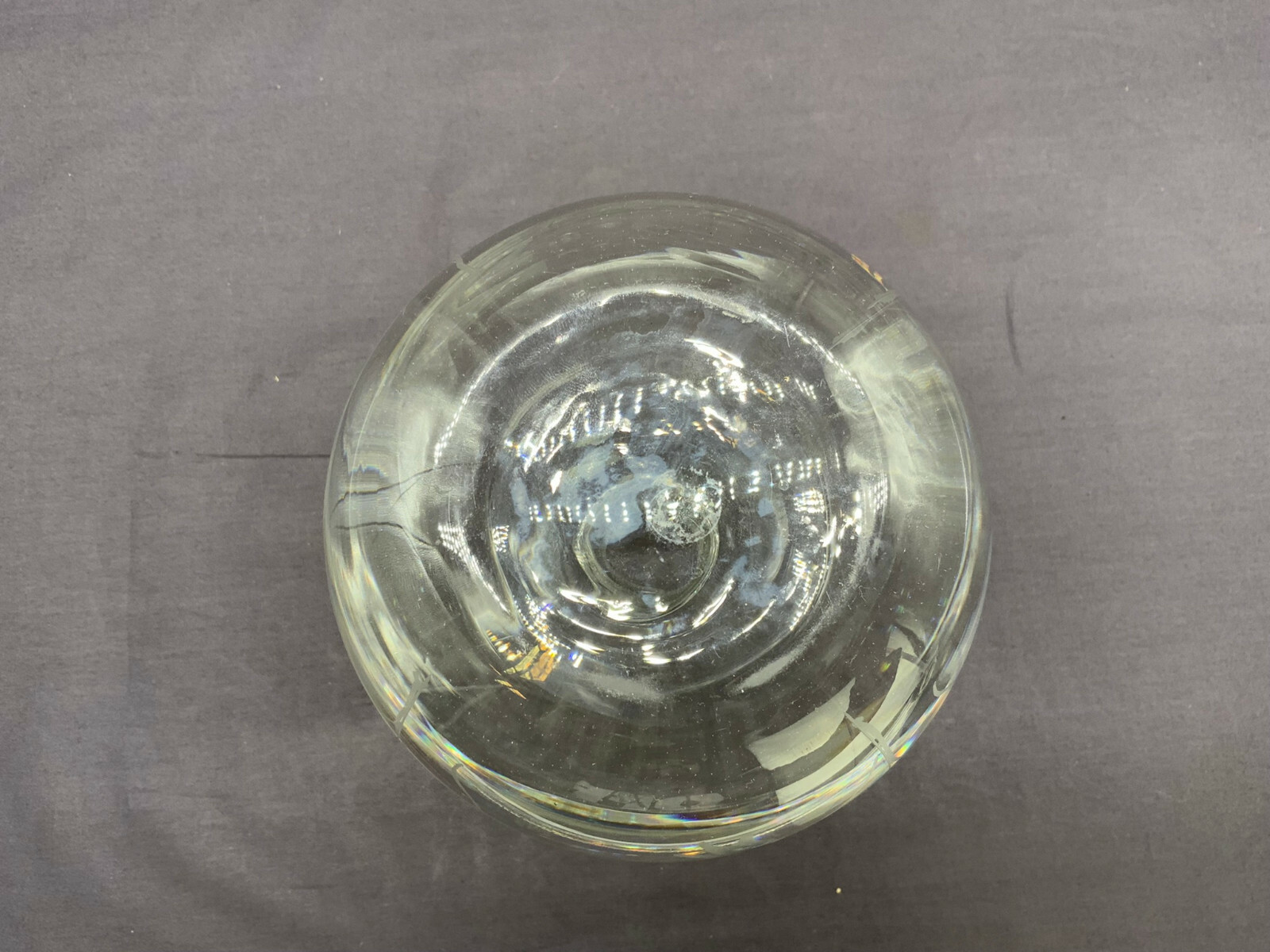 KARAFFE FLASCHE KRISTALLGLAS MIT STÖPSEL GLAS BLUMEN SCHLEIFDEKOR 27cm HOCH – Bild 9