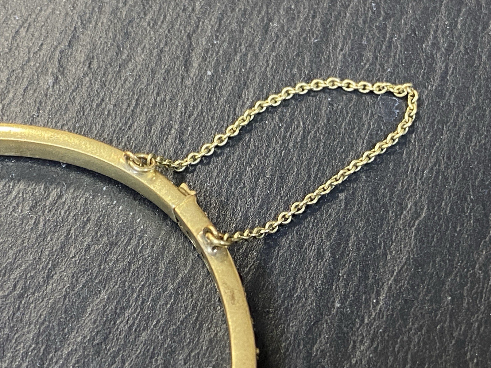 ARMREIF ARMBAND ARTDECO 1920 GRANAT GRANATE KUPFER VERGOLDET – Bild 11