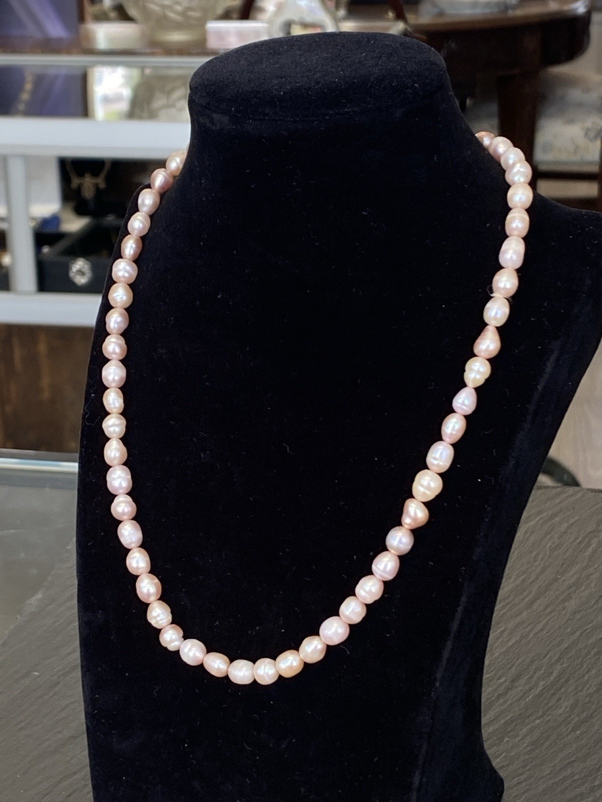 HALSKETTE PERLENKETTE KETTE PERLE PERLEN WOHL SÜDSEEPERLEN 0,5 - 0,7cm