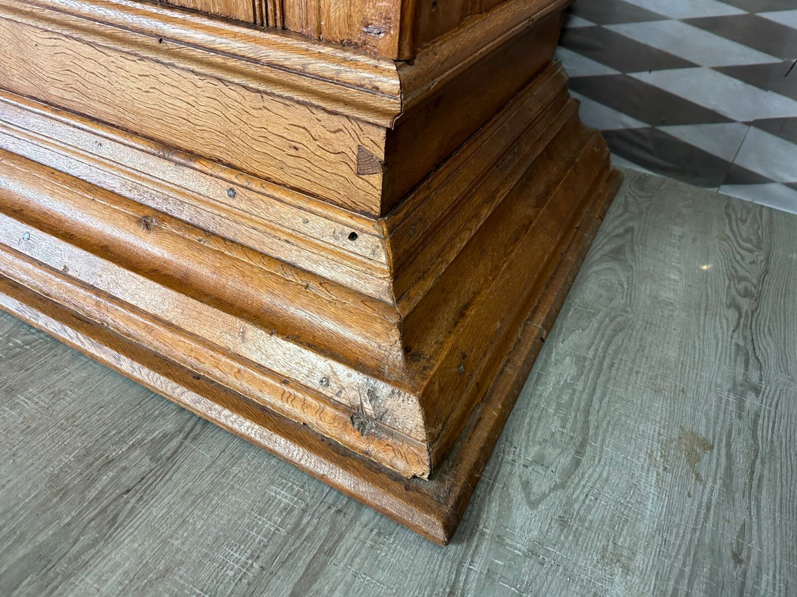 SEHR SELTENER BAROCKSCHRANK AUS EICHE UM 1680-1700 BAROCK SCHRANK KLEIDERSCHRANK – Bild 16