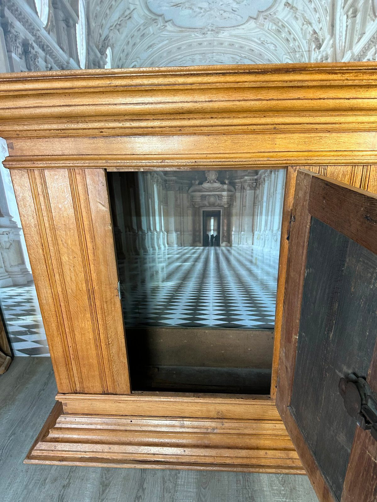 SEHR SELTENER BAROCKSCHRANK AUS EICHE UM 1680-1700 BAROCK SCHRANK KLEIDERSCHRANK – Bild 19