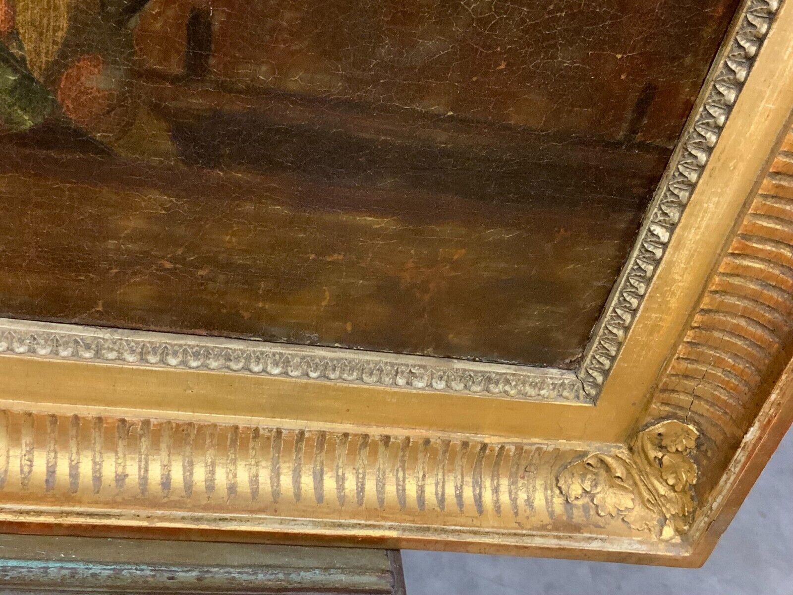ANTIKES BAROCK GEMÄLDE ÖLGEMÄLDE 18 TES JHDT PERSONEN DER ARZTBESUCH – Bild 14